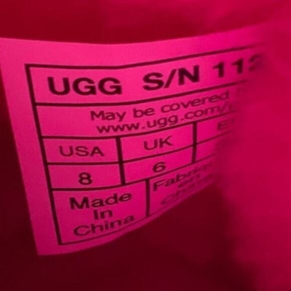 UGG Classic Mini Tiger Flower Sequins Ankle Boots Women's Size 8 Multicolor - Picture 12 of 13